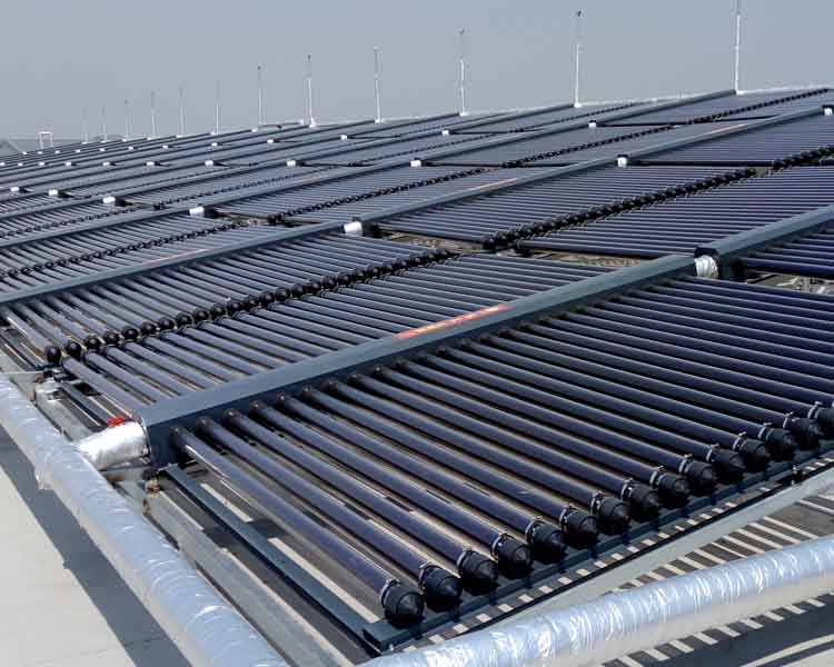 蔚蓝梦太阳能公司：山西太阳能热水系统工作原理？